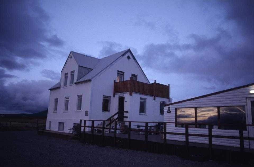 Saltvík Guesthouse from the outside