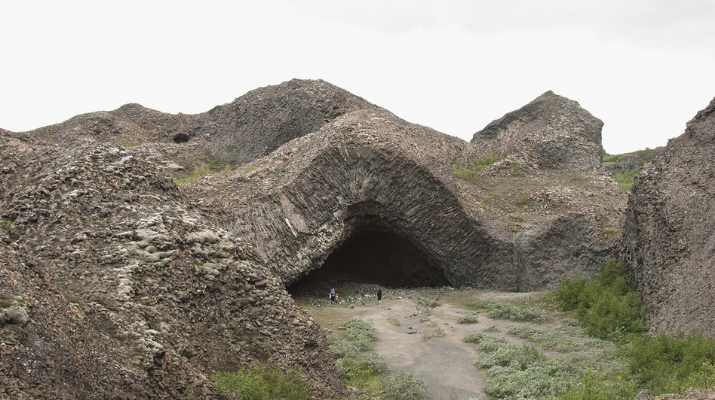 Featured Image Fascinating basalt formations form a so-called troll church at Hljóðaklettar Echo Rocks © Travel North