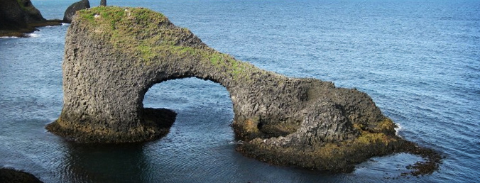 Rauðanes rock formations