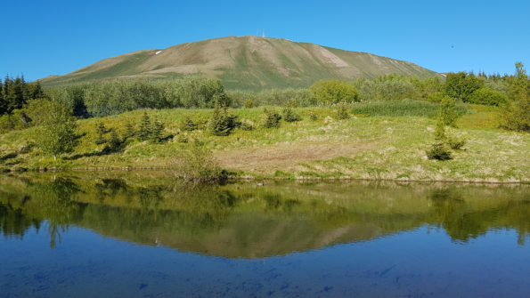 Húsavík mountain in summer © Húsavíkurstofa