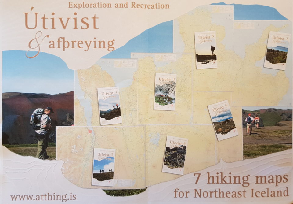 Hiking maps of northeast of Iceland @ Atvinnuþróunarfélag Þingeyingar